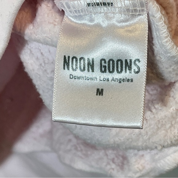 Noon Goons Light Pink Orbit Graphic Print Hoodie M NWOT - Picture 2 of 7